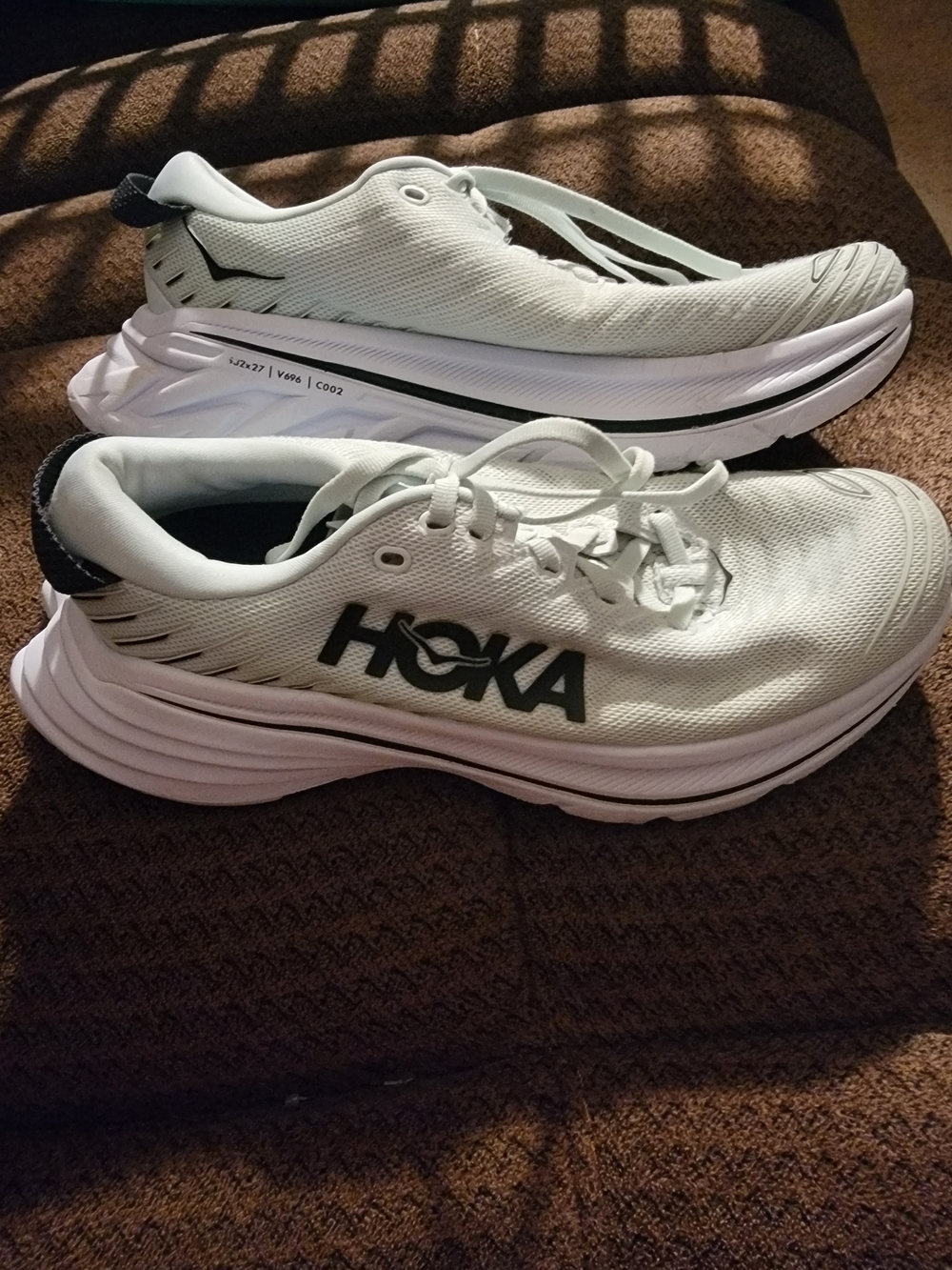 Hoka BONDI X Women's Mint Green Athletic Shoes with Black Logo